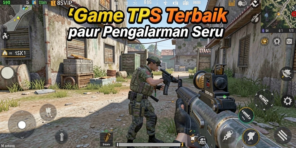 Screenshot gameplay 8SVIP menampilkan aksi seru di medan perang.