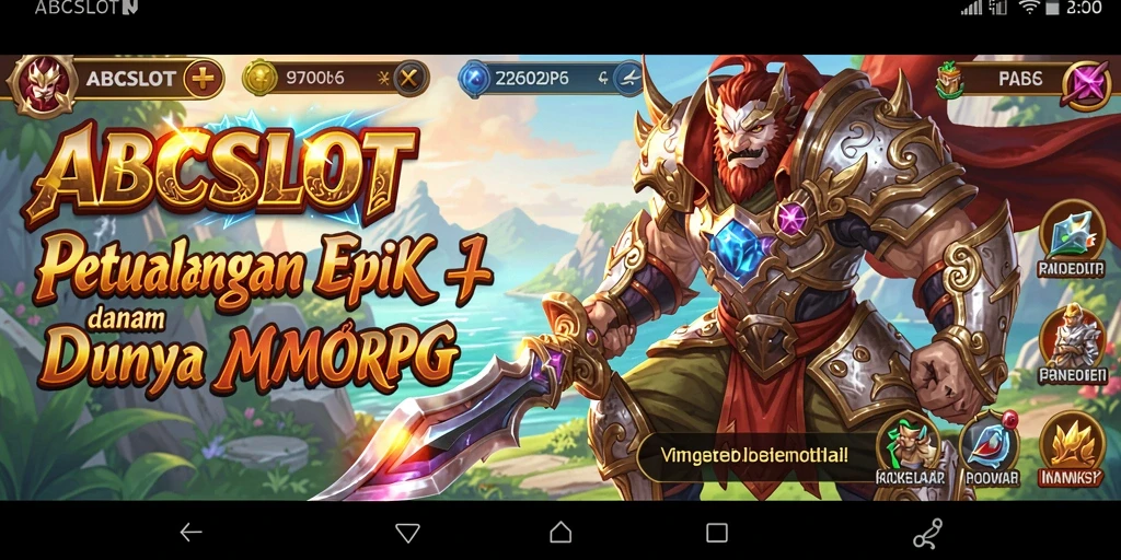 Tampilan gameplay seru di dunia fantastis ABCSLOT.