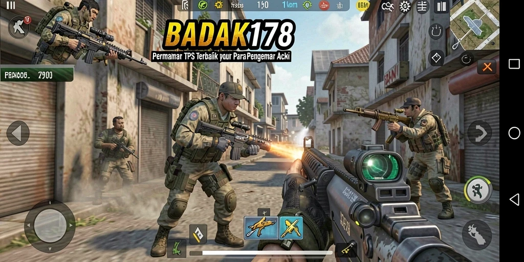 Tangkapan layar dari gameplay BADAK178 yang penuh aksi.
