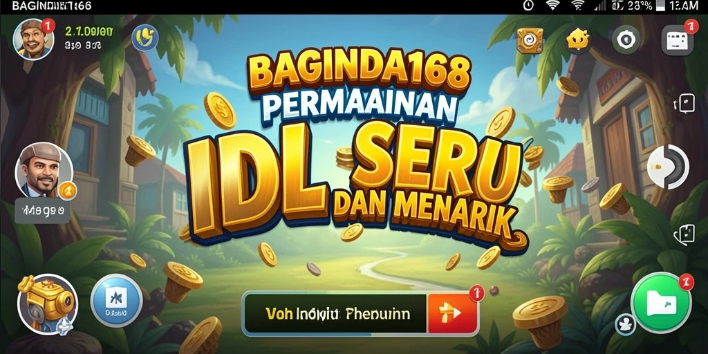 Tampilan gameplay seru dan menarik dari BAGINDA168.