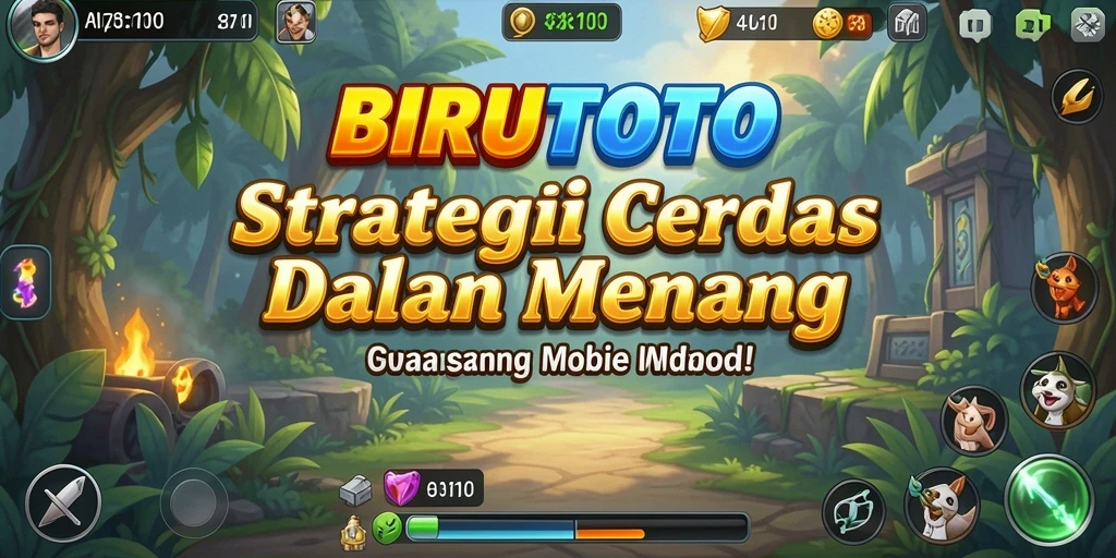 Tampilan gameplay BIRUTOTO yang intens dan menarik.