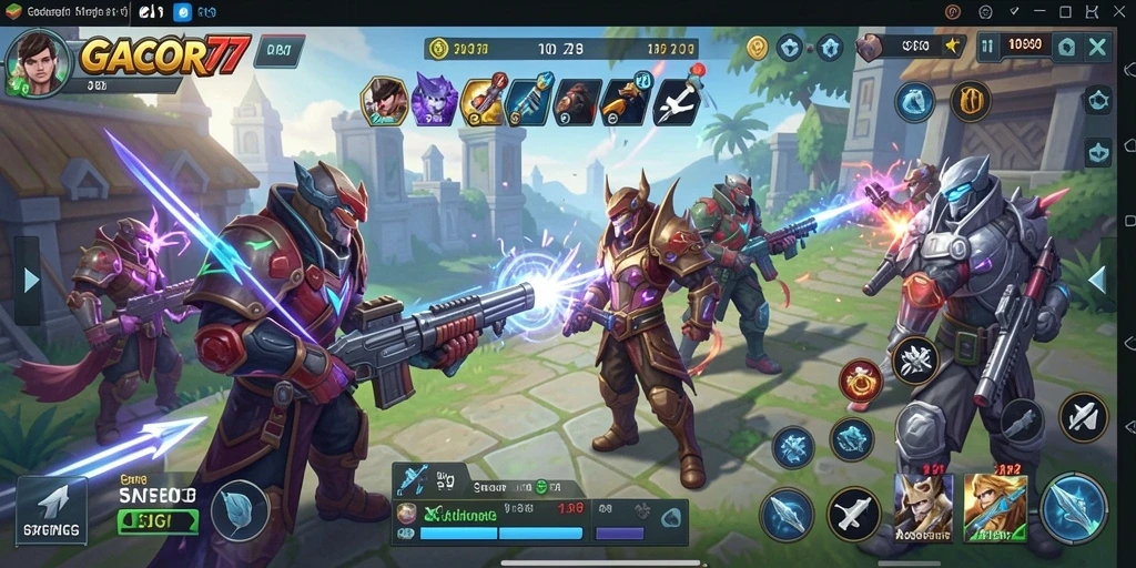 Tampilan gameplay SLG GACOR77 yang strategis dan mendalam.