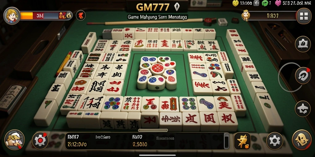Screenshot GM777 menampilkan momen seru gameplay Mahjong yang mengasyikkan.