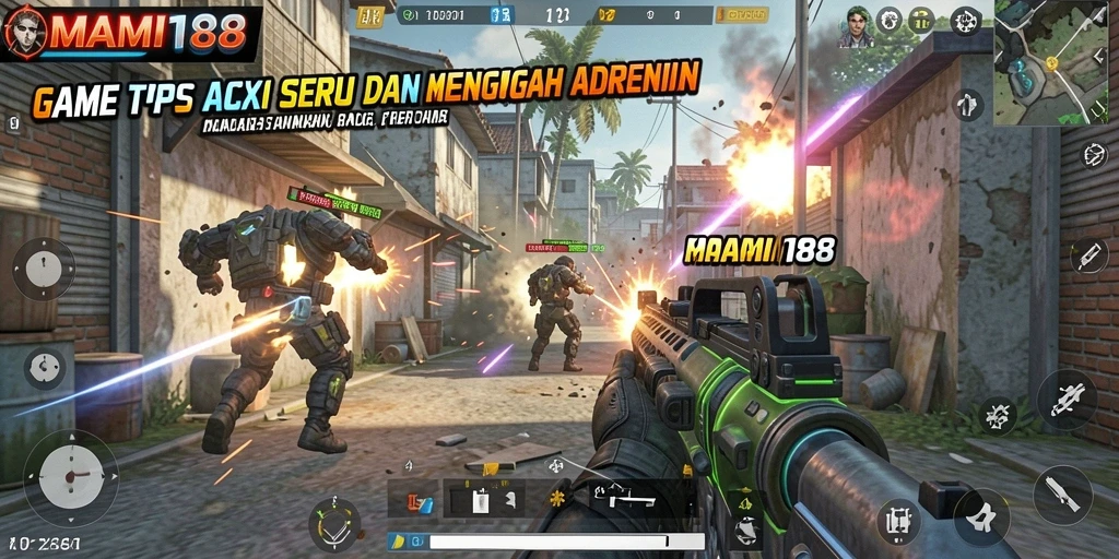 Tampilan gameplay seru dalam MAMI188 yang penuh aksi TPS.