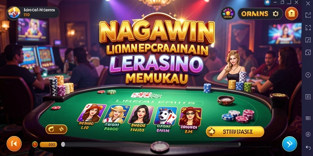 Tampilan gameplay NAGAWIN yang memukau dan interaktif.