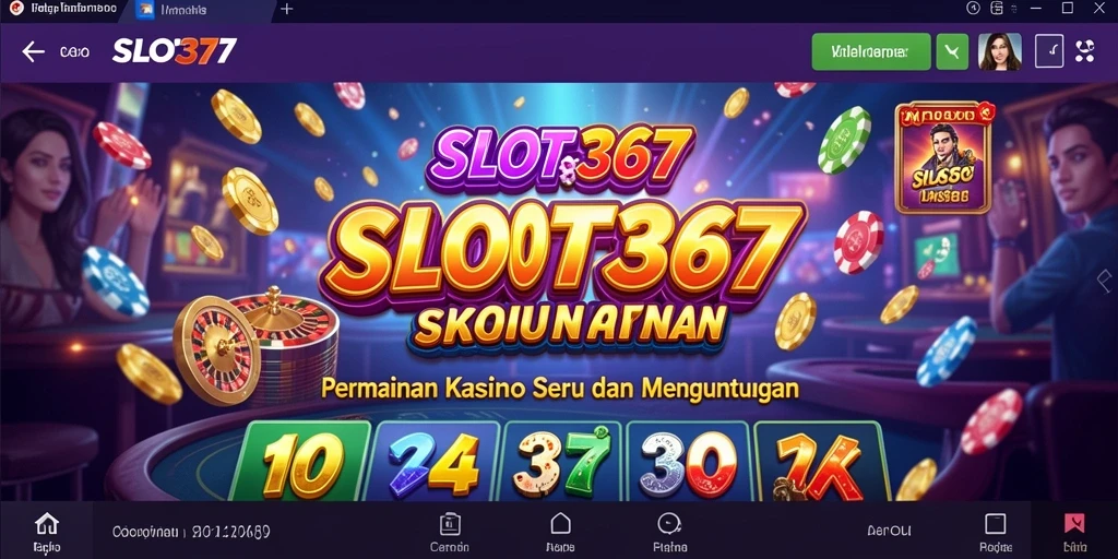 Tampilan gameplay seru dengan mesin slot yang beragam.