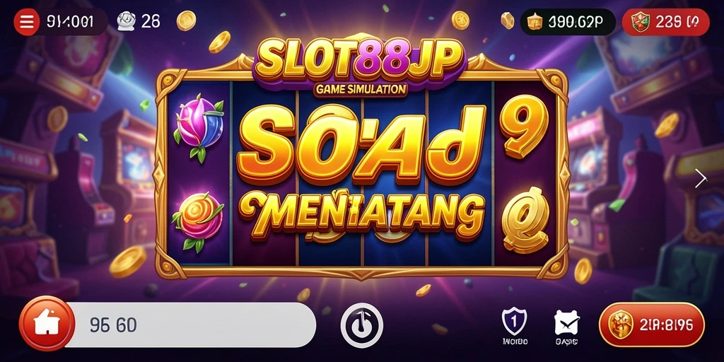 Tampilan menarik dari gameplay SLOT88JP dengan berbagai tema slot.