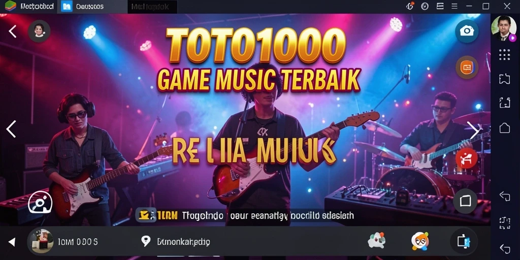 TOTO1000 menampilkan gameplay seru dengan berbagai lagu dan tantangan musik.