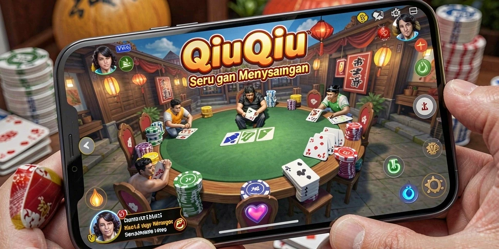 Tampilan seru gameplay QiuQiu di VV62 yang menantang.