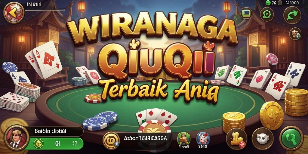 Tampilan gameplay QiuQiu di WIRANAGA yang seru dan interaktif.